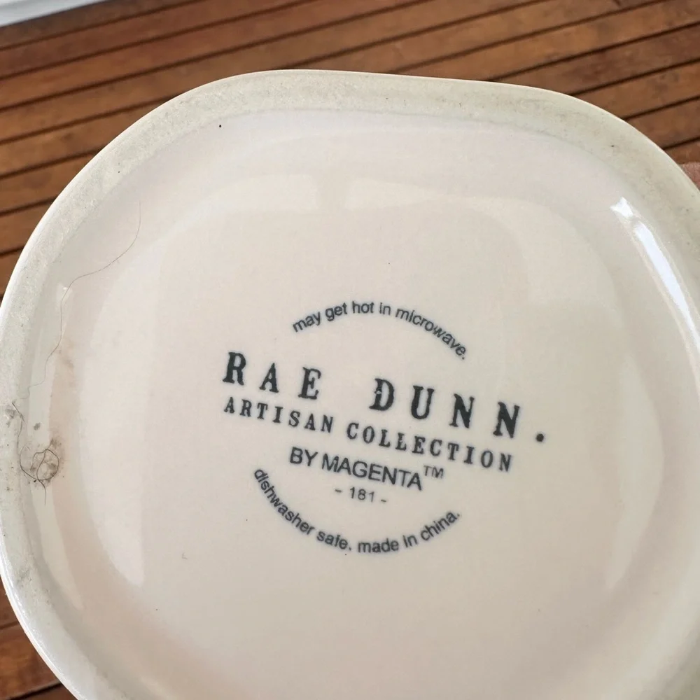 Rae Dunn ceramic “Hot Chick” cream colored mug